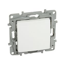 Niloé 107 keresztkapcsoló betét fehér süllyesztett IP20 1- billentyű/gomb LEGRAND - 764504