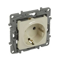 Niloé 162 dugalj földelt központi fedlap bézs IP31 süllyesztett szorítókapcsos LEGRAND - 764639