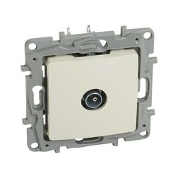 Niloé antenna aljzat TV csillagpontos süllyesztett bézs 1-kimenet végzáró 1dB/860MHz LEGRAND - 764651