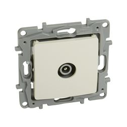 Niloé antenna aljzat TV körmös süllyesztett bézs 1-kimenet átmenő 14dB/860MHz LEGRAND - 764652
