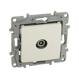 Niloé antenna aljzat TV körmös süllyesztett bézs 1-kimenet MM-végzáró 10dB/860MHz LEGRAND - 764655
