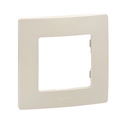 Niloé keret 1-es bézs vízszintes és függőleges műanyag LEGRAND - 665011