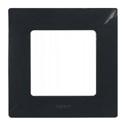 Niloé keret 1-es ónix fekete vízszintes és függőleges műanyag LEGRAND - 397051