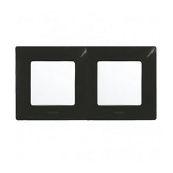 Niloé keret 2-es fekete vízszintes és függőleges műanyag LEGRAND - 397032