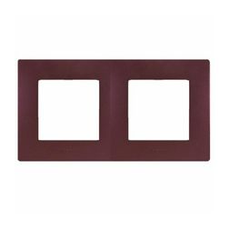 Niloé keret 2-es padlizsánlila vízszintes és függőleges műanyag LEGRAND - 397082