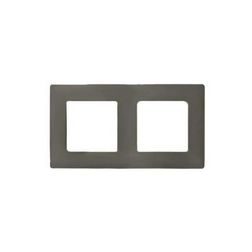 Niloé keret 2-es szürke vízszintes és függőleges műanyag LEGRAND - 665032