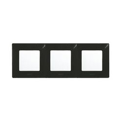Niloé keret 3-as ónix fekete vízszintes és függőleges műanyag LEGRAND - 397053