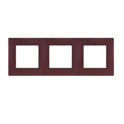 Niloé keret 3-as padlizsánlila vízszintes és függőleges műanyag LEGRAND - 397083