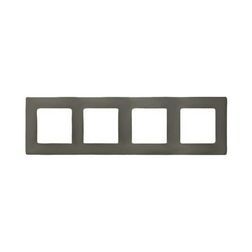 Niloé keret 4-es szürke vízszintes és függőleges műanyag LEGRAND - 665034