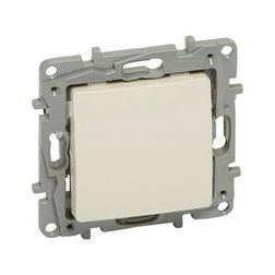 Niloé N106 nyomó betét 1- billentyűs 1v bézs IP20 jelzőfény süllyesztett dmax. műanyag LEGRAND - 764622