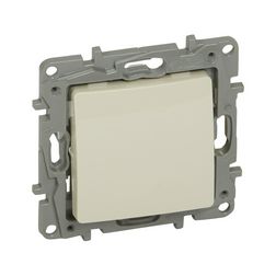 Niloé N106 nyomó betét 1- billentyűs 1v bézs IP20 süllyesztett dmax. műanyag LEGRAND - 764607