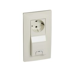 Niloé USB töltőaljzat A 2P+F 16A/230V dugaljjal 1 x 2400mA/ 5V bézs LEGRAND - 764630