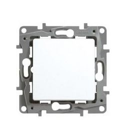 Niloé vakfedél vakfedél fehér üres-jel IP20 műanyag kapocs/csavar LEGRAND - 764545