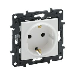 NiloéStep 162 dugalj gyerekzárral fehér IP20 süllyesztett rugós LEGRAND - 863120