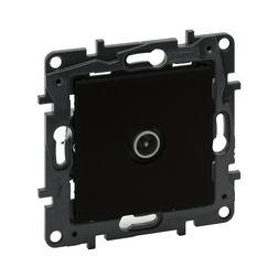 NiloéStep antenna aljzat TV csillagpontos 1x végzáró süllyesztett 1dB/860MHz fekete LEGRAND - 863574
