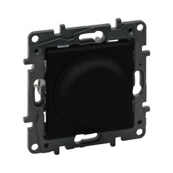 NiloéStep fényerőszabályzó 2vez. betét közp. fedéllel forgatógomb fekete 300W LEGRAND - 863552