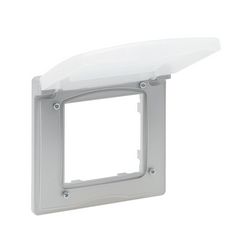 NiloéStep keret 1-egység vízszintes és függőleges műanyag alumínium kezeletlen LEGRAND - 863396