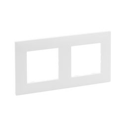 NiloéStep keret 2-egység vízszintes és függőleges műanyag fehér kezeletlen LEGRAND - 863192