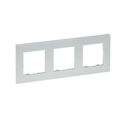 NiloéStep keret 3-egység vízszintes és függőleges műanyag alumínium kezeletlen LEGRAND - 863393