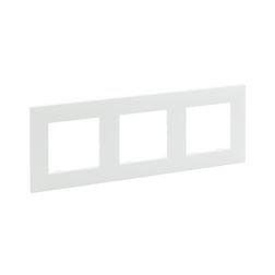 NiloéStep keret 3-egység vízszintes és függőleges műanyag fehér kezeletlen LEGRAND - 863193