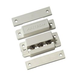 Nyitásérzékelő (reed-relé) 18mm kapcs táv. falonkívüli fehér UTCF - DC123