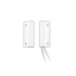 Nyitásérzékelő (reed-relé) 2vez. oldal-kivezetés 21mm kapcs.táv falonkívüli fehér TANE ALARM - FM-102