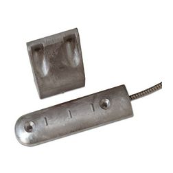 Nyitásérzékelő (reed-relé) 4vez. padlóra (garázs) 50mm kapcs táv. falonkívüli fehér UTCF - MM106