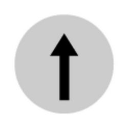 Nyomógomb-lapka kerek lapos fehér