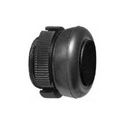 Nyomógombfej műanyag d22 darukapcsolóhoz lapos fekete kerek Harmony XAC Schneider - XACA9412