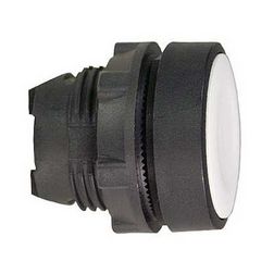 Nyomógombfej műanyag d22 lapos fehér kerek visszaugró Harmony XB5 Schneider - ZB5AA1