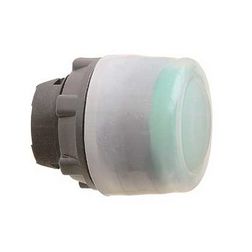 Nyomógombfej műanyag d22 magas zöld kerek visszaugró Harmony XB5 Schneider - ZB5AP3