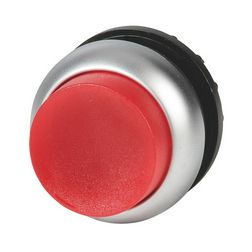 Nyomógombfej műanyag d22 világító magas piros kerek visszaugró M22-DLH-R EATON - 216967