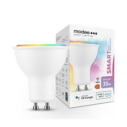 Okos LED lámpa (Tuya Wi-Fi) tükrös 4,7W- 35W GU10 400lm DIM 220-240V AC 15000h LED Smart Modee - MSL-GU104,7WRGB