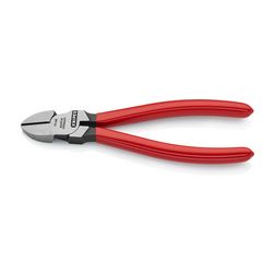 Oldalcsípő fogó 62HRC max.d4/2,8/2mm piros-kék szigetelés normál 160mm KNIPEX - 7001160