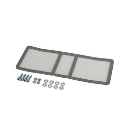 Összekötő készlet tömítéssel/csavarokkal 300mm x 113mm x műanyag szürke HB WD 2 Hensel - HBWD2