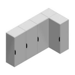 Összekötőkészlet standard 340mm-sz 65mm-ma 365mm-mé acél Spacial SF Schneider - NSYSFBK