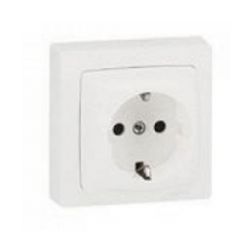 Oteo 162 dugalj földelt komplett házban fehér IP20 beépített csavaros LEGRAND - 696029