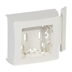 Oteo csatorna-szerelvénykeret 1-egység kezeletlen műanyag fényesfehér DLP mini LEGRAND - 031405