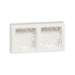 Oteo keret 2-es fehér vízszintes és függőleges műanyag LEGRAND - 086092