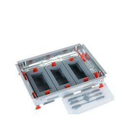 Padlódoboz fedél nélkül Mosaichoz téglalap-fedél 12-szerelvényhez LEGRAND - 088020