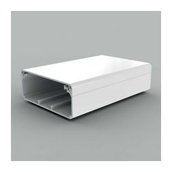 Parapetcsatorna 100mm x 40mm 2000mm kezeletlen műanyag krémfehér fedéllel EKD KOPOS - EKD 100X40_HD