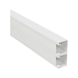 Parapetcsatorna 130mm x 50mm 2000mm kezeletlen műanyag fényesfehér fedéllel DLP-S LEGRAND - 638040