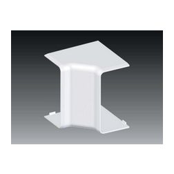 Parapetcsatorna belső sarok 80X40-hez szimmetrikus 90° fényesfehér műanyag PVC EKD KOPOS - 8505_HB
