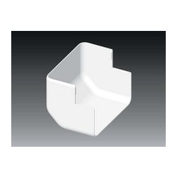 Parapetcsatorna külső sarok 140X60-hoz 90°  szimmetrikus fényesfehér műanyag PVC EKE KOPOS - 8566_HB