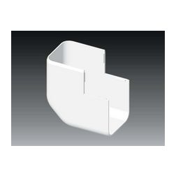 Parapetcsatorna külső sarok 60X60-hoz 90°  szimmetrikus fényesfehér műanyag PVC EKE KOPOS - 8546_HB