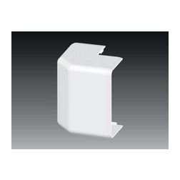 Parapetcsatorna külső sarok 80X40-hez 90°  szimmetrikus fényesfehér műanyag PVC EKD KOPOS - 8506_HB