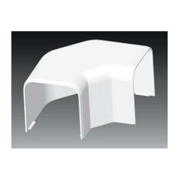 Parapetcsatorna L-idom 60X60-hoz emelkedő/süllyedő 90° fényesfehér PVC műanyag EKE KOPOS - 8543_HB