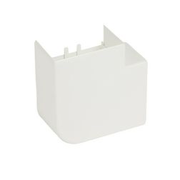 Parapetcsatorna L-idom 85x50-hez emelkedő/süllyedő 90° fényesfehér műanyag DLP-S LEGRAND - 638023