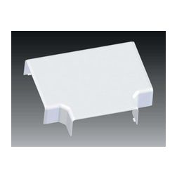 Parapetcsatorna T-idom 80x40-hez 80mmx 40mm 80mm-sz/leágazó műanyag fényesfehér EKD KOPOS - 8504_HB