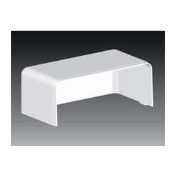 Parapetcsatorna végzáró 100X40-hez szimmetrikus 100mmx 40mm műanyag fényesfehér EKD KOPOS - 8511_HB